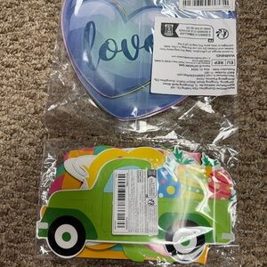 Heart and Truck Party Supplies Set